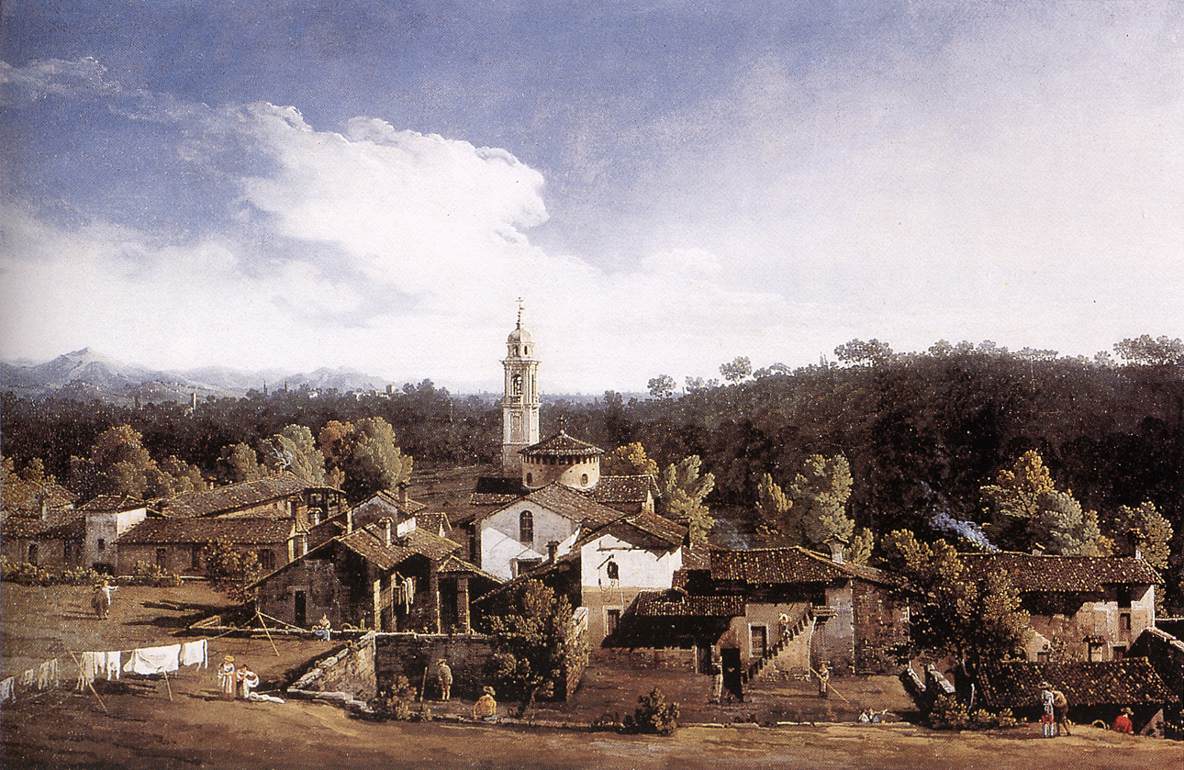 BELLOTTO, Bernardo View of Gazzada near Varese